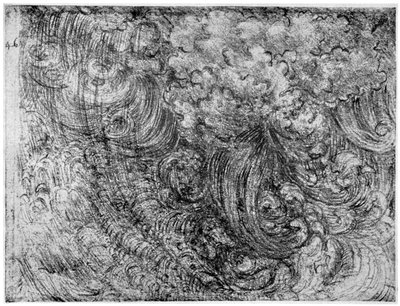 Einde van de wereld door Leonardo da Vinci