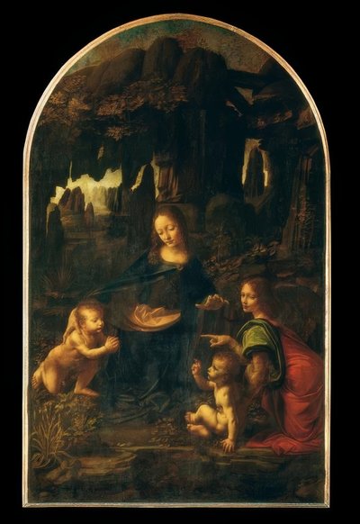 Madonna van de rotsen door Leonardo da Vinci