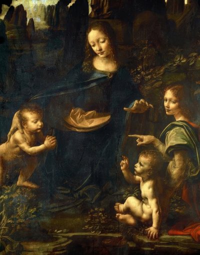 Madonna van de rotsen door Leonardo da Vinci