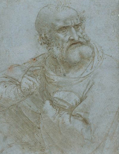 Beeld van een Apostel, c.1495 door Leonardo da Vinci