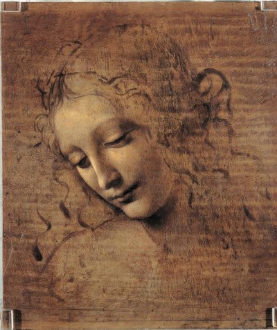 Vrouwenhoofd door Leonardo da Vinci
