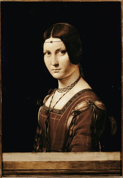 La Belle Ferronniere door Leonardo da Vinci