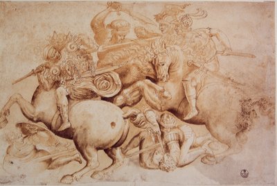 Leonardo da Vinci: Kopie van de Slag bij Anghiari (29 juni) door Leonardo da Vinci