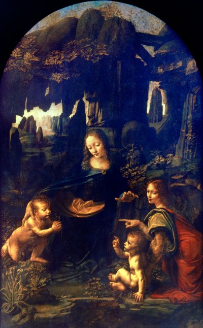 Madonna van de Rotsen door Leonardo da Vinci