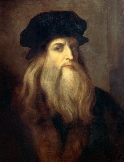 Vermoedelijk zelfportret (Lucan portret van de Vinci) door Leonardo da Vinci
