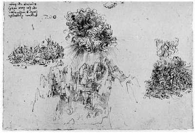 Schets van het Laatste Oordeel, eind 15e of begin 16e eeuw 1954 door Leonardo da Vinci