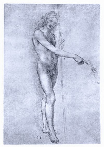 Sint Jan de Doper, ca. 1478 door Leonardo da Vinci