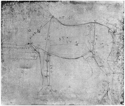 Studie van een paard door Leonardo da Vinci