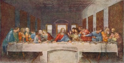 Het Laatste Avondmaal, 1494-1498 door Leonardo da Vinci