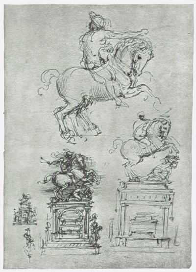 Trivulzio Monument, ca. 1511 door Leonardo da Vinci
