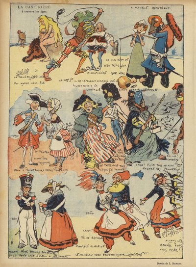 Illustratie voor Le Rire door Leonce Burret