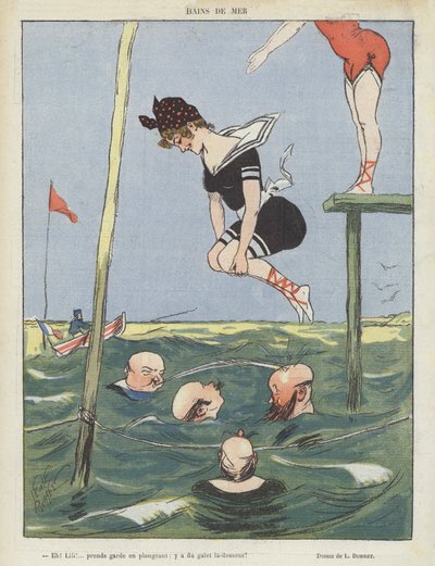 Illustratie voor Le Rire door Leonce Burret