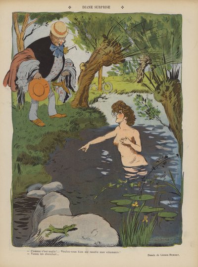 Illustratie voor Le Rire door Leonce Burret