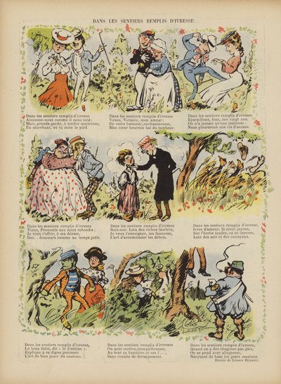 Illustratie voor Le Rire door Leonce Burret