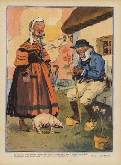 Illustratie voor Le Rire door Leonce Burret