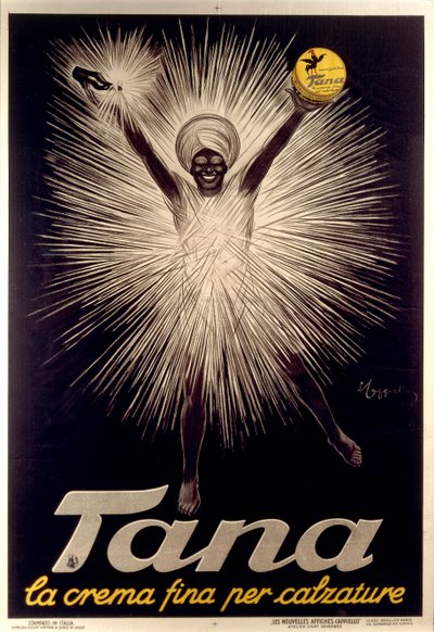 Advertentie voor Tana schoensmeer door Leonetto Cappiello, poster door Leonetto Cappiello