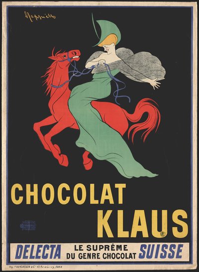 Chocolat Klaus door Leonetto Cappiello