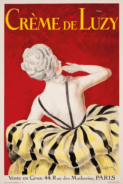 "Crème de Luzy", een reclameposter voor het Parijse cosmeticabedrijf Luzy, 1919 door Leonetto Cappiello
