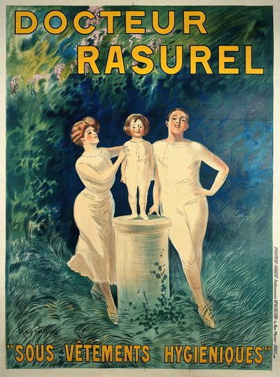 Docteur Rasurel: Hygiënische onderkleding, ca. 1911 door Leonetto Cappiello