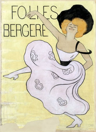 Folies Bergère, 1900 door Leonetto Cappiello