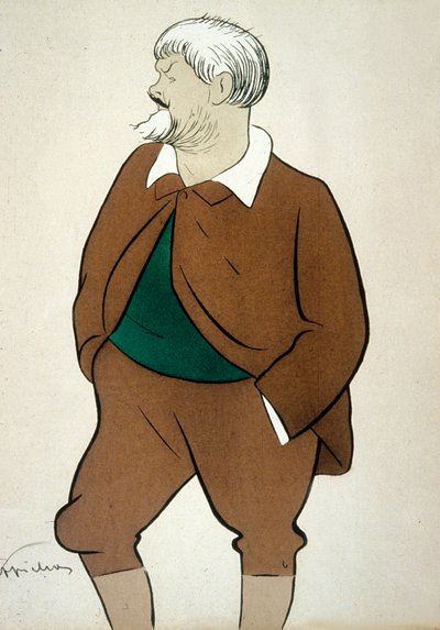 Jean Richepin (1849-1926) Franse dichter tekening door Cappiello door Leonetto Cappiello