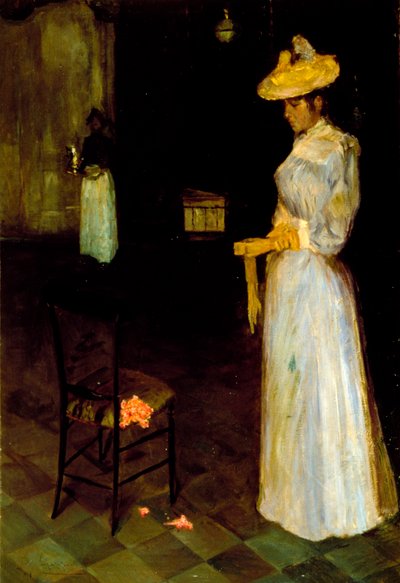 Dame in een interieur door Leonetto Cappiello