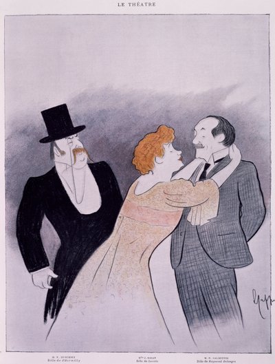 Lucette in Theater van Ginnasio, door Leonetto Cappiello (1875-1942) door Leonetto Cappiello
