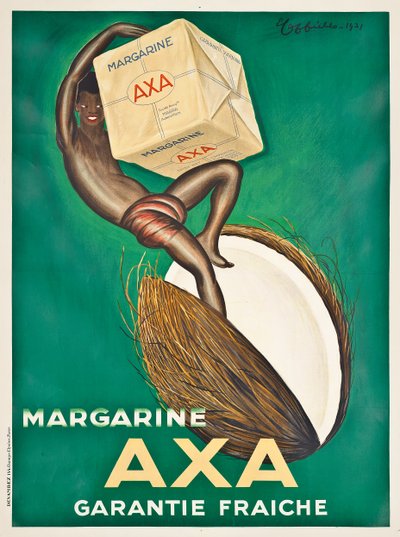 Poster reclame voor Axa margarine, 1931 door Leonetto Cappiello