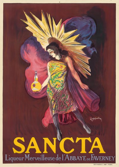 Sancta, 1925 door Leonetto Cappiello
