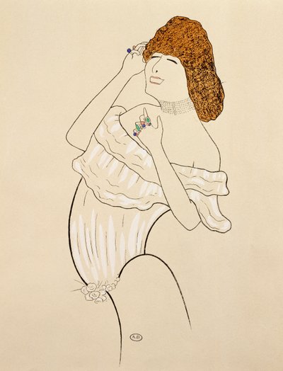 Sarah Bernhardt (1844-1923) als Dame met de Camelia