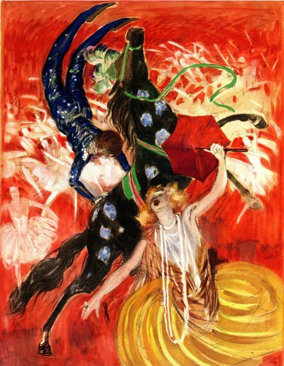 Het circus - compositie van Leonetto Cappiello (1875-1942) 1923 door Leonetto Cappiello