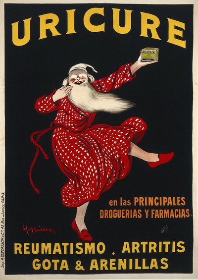 Uricure, ca. 1910 door Leonetto Cappiello