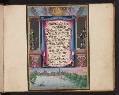 Een exacte natuurlijke beschrijving en afbeelding van de watervogels, vissen, viervoetige dieren, insecten en wormen, die in de wateren van Straatsburg worden gevonden, die ik zelf heb geschoten en behandeld. Leonard Baldner, visser en burger in Straatsbur door Leonhard Baldner
