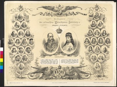 Aartshertog van Oostenrijk, de regent van de nobele keizerlijke familie Habsburg & Habsburg Lorraine door Leonhard Bauer