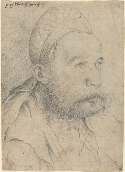 Portret van een Man door Leonhard Beck