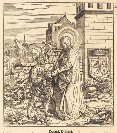 Heilige Brigitta door Leonhard Beck