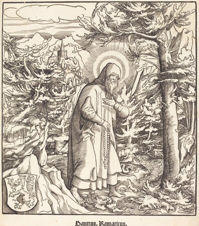 Sint Ramaricus door Leonhard Beck