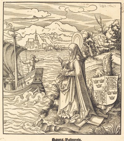 Sint Walpurgis door Leonhard Beck