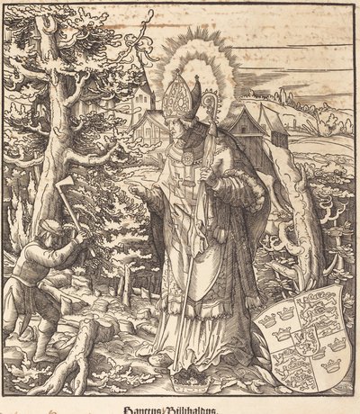 Sint Willibaldus door Leonhard Beck