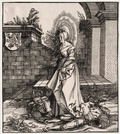 Heiligen verbonden met het Huis van Habsburg: Een algemeen overzicht van de voorouders van keizer Maximiliaan I door Leonhard Beck