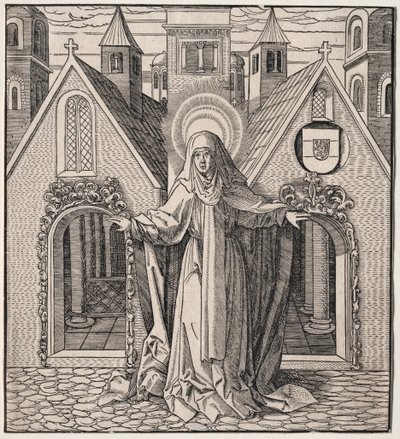 Sancta Rega, 1512-1516 door Leonhard Beck