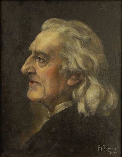 Portret van Franz Liszt 1811-1886 door Leonhard Thoma