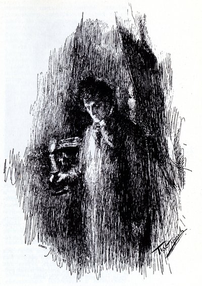 Illustratie bij drama Het Maskerbal door M. Lermontov, 1891 door Leonid Osipovic Pasternak