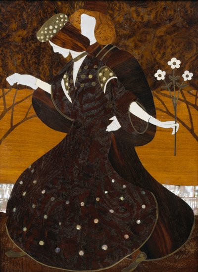 Dressoir (detail) door Leopold Bauer