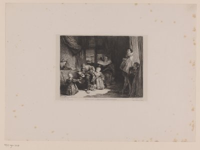 Hendrik IV en de ambassadeur van Spanje door Leopold Flameng