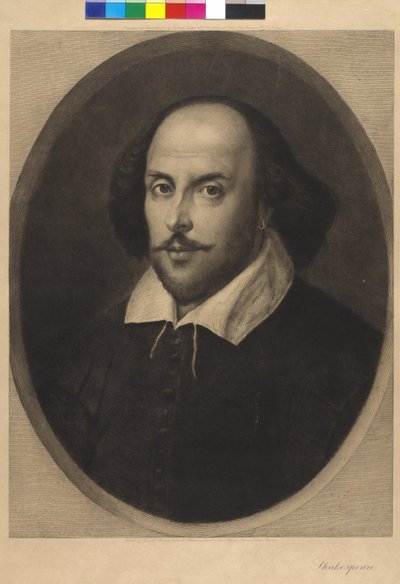 Shakespeare door Leopold Flameng