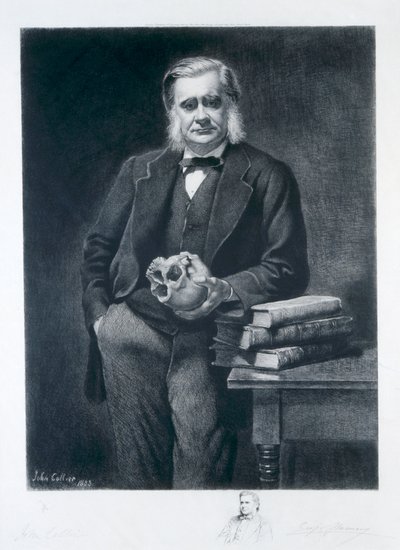 Thomas Henry Huxley, 1893 door Leopold Flameng