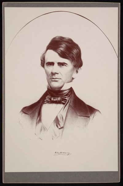 Portret van John Walker Maury door Leopold Grozelier