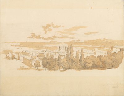 Uitzicht op Frascati door Leopold Kerpel
