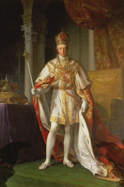 Keizer Frans II van Oostenrijk (1768-1835) door Leopold Kupelwieser